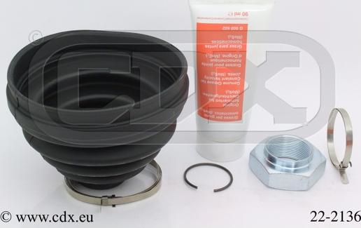 CDX 22-2136 - Faltenbalg, Antriebswelle alexcarstop-ersatzteile.com