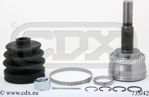 CDX 735/42 - Gelenksatz, Antriebswelle alexcarstop-ersatzteile.com