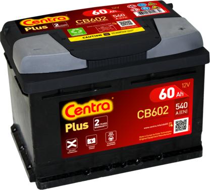 CENTRA CB602 - Starterbatterie alexcarstop-ersatzteile.com