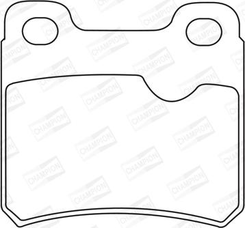 Champion 571407CH - Bremsbelagsatz, Scheibenbremse alexcarstop-ersatzteile.com