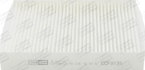 Champion CCF0131 - Filter, Innenraumluft alexcarstop-ersatzteile.com