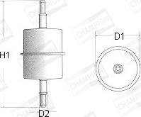 Champion L104/606 - Kraftstofffilter alexcarstop-ersatzteile.com