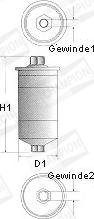 Champion L217/606 - Kraftstofffilter alexcarstop-ersatzteile.com