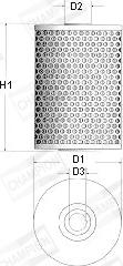 Champion X104/606 - Ölfilter alexcarstop-ersatzteile.com