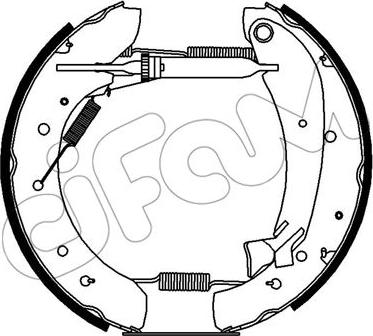 Cifam 151-427 - Bremsbackensatz alexcarstop-ersatzteile.com