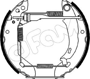 Cifam 151-048 - Bremsbackensatz alexcarstop-ersatzteile.com