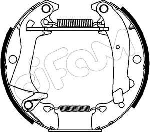 Cifam 151-019 - Bremsbackensatz alexcarstop-ersatzteile.com