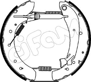 Cifam 151-074 - Bremsbackensatz alexcarstop-ersatzteile.com