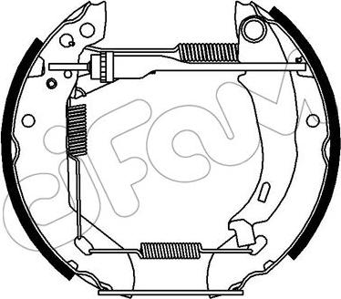 Cifam 151-392 - Bremsbackensatz alexcarstop-ersatzteile.com