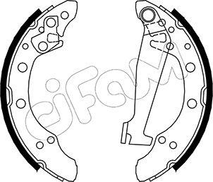 Cifam 153-468 - Bremsbackensatz alexcarstop-ersatzteile.com