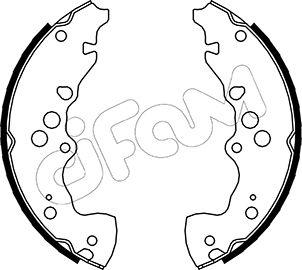 Cifam 153-405 - Bremsbackensatz alexcarstop-ersatzteile.com