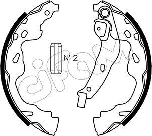 Cifam 153-438 - Bremsbackensatz alexcarstop-ersatzteile.com