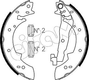 Cifam 153-475 - Bremsbackensatz alexcarstop-ersatzteile.com