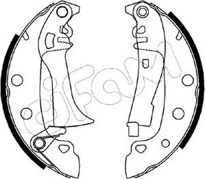 Cifam 153-555 - Bremsbackensatz alexcarstop-ersatzteile.com