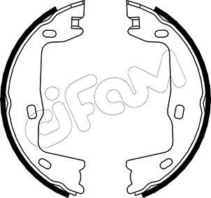 Cifam 153-302 - Bremsbackensatz, Feststellbremse alexcarstop-ersatzteile.com