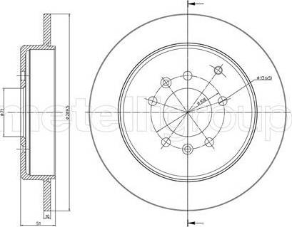 Cifam 800-583 - Bremsscheibe alexcarstop-ersatzteile.com