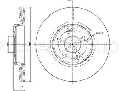 Cifam 800-533 - Bremsscheibe alexcarstop-ersatzteile.com