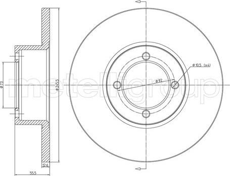 Cifam 800-022 - Bremsscheibe alexcarstop-ersatzteile.com