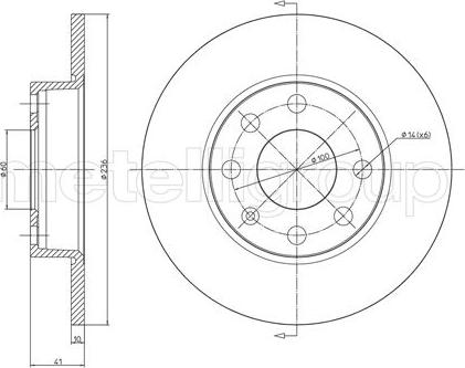 Cifam 800-071 - Bremsscheibe alexcarstop-ersatzteile.com