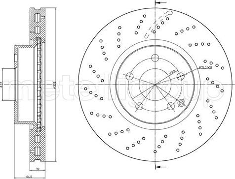 Cifam 800-1459FC - Bremsscheibe alexcarstop-ersatzteile.com