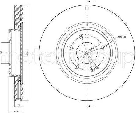 Cifam 800-1403C - Bremsscheibe alexcarstop-ersatzteile.com