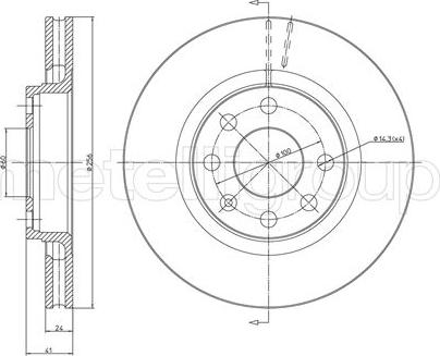 Cifam 800-166 - Bremsscheibe alexcarstop-ersatzteile.com