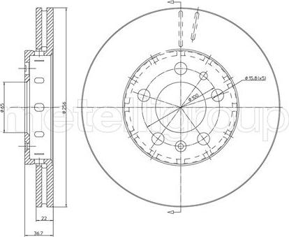 Cifam 800-390C - Bremsscheibe alexcarstop-ersatzteile.com