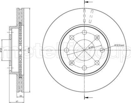 Cifam 800-790C - Bremsscheibe alexcarstop-ersatzteile.com