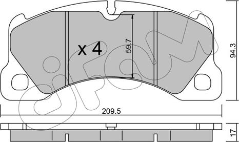 Mintex MDB3018 - Bremsbelagsatz, Scheibenbremse alexcarstop-ersatzteile.com