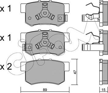 Cifam 822-173-1 - Bremsbelagsatz, Scheibenbremse alexcarstop-ersatzteile.com