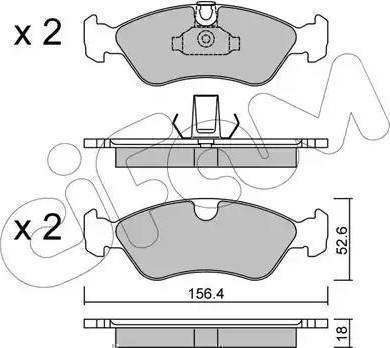 Magneti Marelli 323700003000 - Bremsbelagsatz, Scheibenbremse alexcarstop-ersatzteile.com