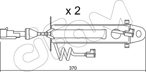 Cifam SU.168K - Warnkontakt, Bremsbelagverschleiß alexcarstop-ersatzteile.com