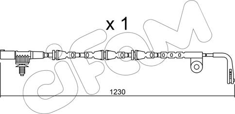 Cifam SU.255 - Warnkontakt, Bremsbelagverschleiß alexcarstop-ersatzteile.com