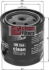 Clean Filters DN 244 - Kraftstofffilter alexcarstop-ersatzteile.com