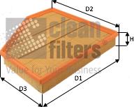 Clean Filters MA3492 - Luftfilter alexcarstop-ersatzteile.com