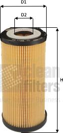 Clean Filters ML1738 - Ölfilter alexcarstop-ersatzteile.com