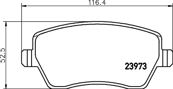 Cobreq N-456C - Bremsbelagsatz, Scheibenbremse alexcarstop-ersatzteile.com