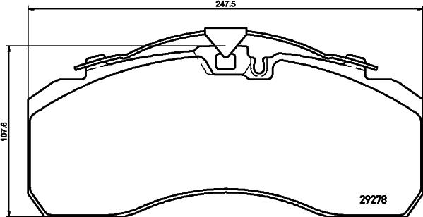 Pagid C1004 - Bremsbelagsatz, Scheibenbremse alexcarstop-ersatzteile.com