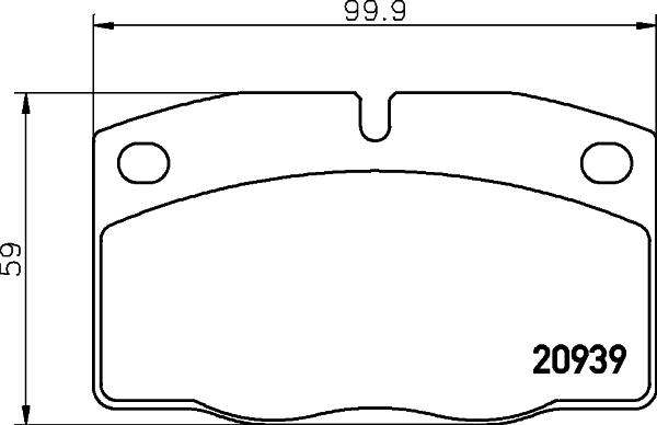 Cobreq N-1200 - Bremsbelagsatz, Scheibenbremse alexcarstop-ersatzteile.com