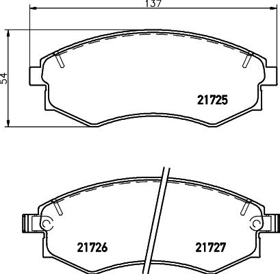 Cobreq N-1211 - Bremsbelagsatz, Scheibenbremse alexcarstop-ersatzteile.com