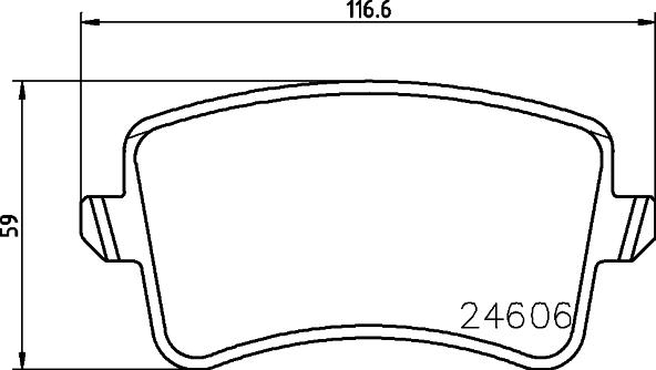 Cobreq N-1741 - Bremsbelagsatz, Scheibenbremse alexcarstop-ersatzteile.com