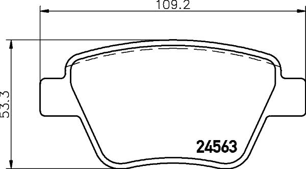 Cobreq N-1742 - Bremsbelagsatz, Scheibenbremse alexcarstop-ersatzteile.com