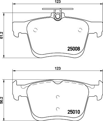 Cobreq N-296 - Bremsbelagsatz, Scheibenbremse alexcarstop-ersatzteile.com