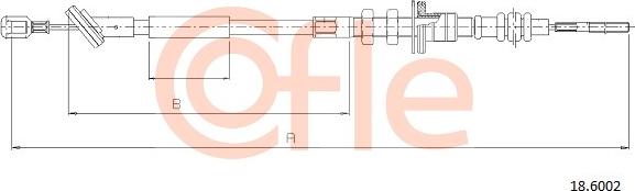 Cofle 18.6002 - Seilzug, Kupplungsbetätigung alexcarstop-ersatzteile.com