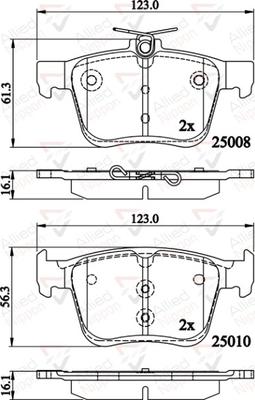 Comline ADB02156 - Bremsbelagsatz, Scheibenbremse alexcarstop-ersatzteile.com