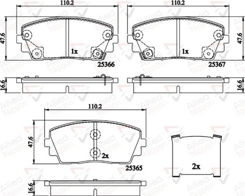 Comline ADB32159 - Bremsbelagsatz, Scheibenbremse alexcarstop-ersatzteile.com