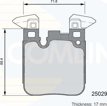 Comline CBP06108 - Bremsbelagsatz, Scheibenbremse alexcarstop-ersatzteile.com