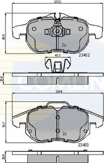 Comline CBP01137 - Bremsbelagsatz, Scheibenbremse alexcarstop-ersatzteile.com