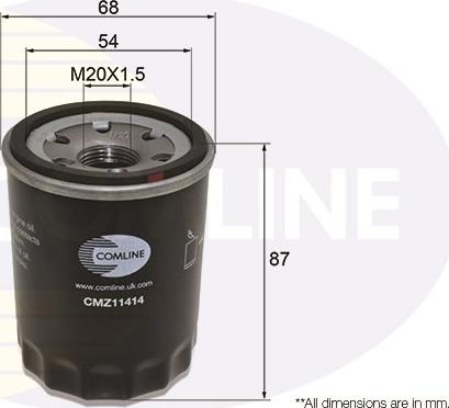 Comline CMZ11414 - Ölfilter alexcarstop-ersatzteile.com