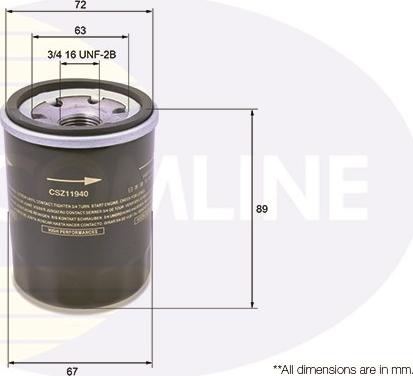 Comline CSZ11940 - Ölfilter alexcarstop-ersatzteile.com